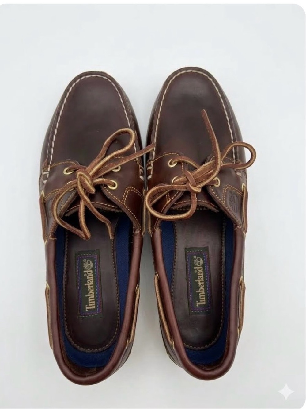 👠NWT Timberland Women’s Dark Brown Leather 2-Eye Boat Shoes